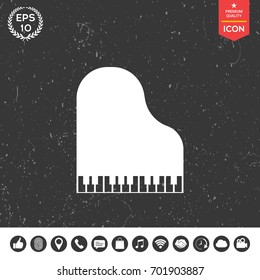 Grand piano icon