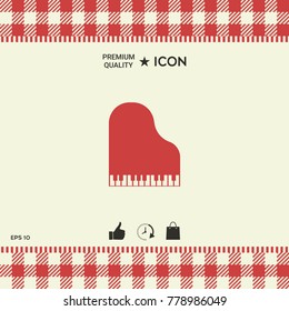 Grand piano icon