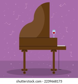 grand piano instrument musical icon