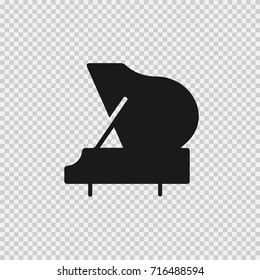 Grand Piano Vector Icon Eps 10.