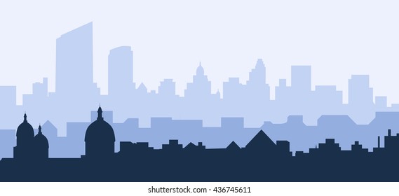 Grand Rapids Morning Skyline - Vector
