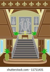 Grand Staircase upscale setting
