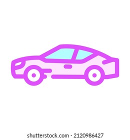 grand tourer car color icon vector. grand tourer car sign. isolated symbol illustration - Shutterstock ID 2120986427
