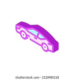 grand tourer car isometric icon vector. grand tourer car sign. isolated symbol illustration - Shutterstock ID 2120985218