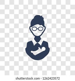 grandchild icon. Trendy grandchild logo concept on transparent background from Family Relations collection