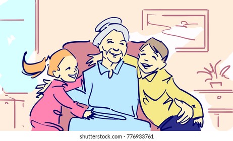 Granny And Boy Pics