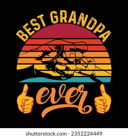 Granddad t shirt design template 2023