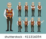 grandfather in business clothes