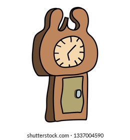 Grandfather Clock doodle 