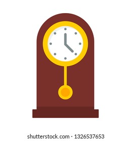 Grandfather clock flat icon.You can be used grandfather clock icon for several purposes like: websites,print templates, presentation templates, promotional materials, web and mobile phone apps