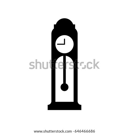 Grandfather clock icon.