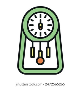 Grandfather clock icon vector design templates simple and modern