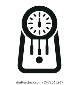 Grandfather clock icon vector design templates simple and modern