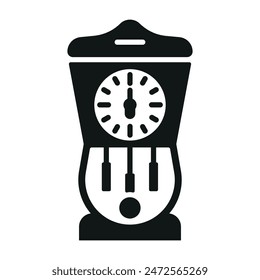 Grandfather clock icon vector design templates simple and modern