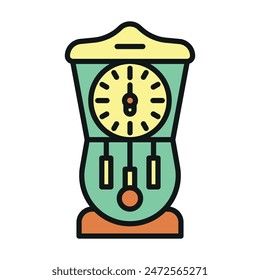 Grandfather clock icon vector design templates simple and modern