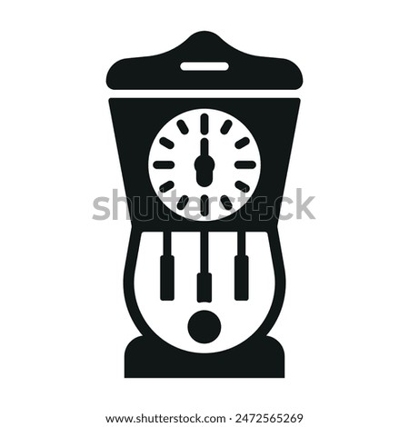 Grandfather clock icon vector design templates simple and modern