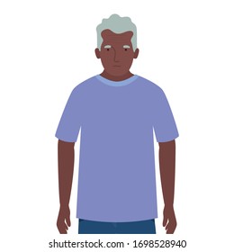 Grandfather design, Elder old person grandparents family senior and people theme Vector illustration