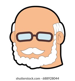 grandfather face icon