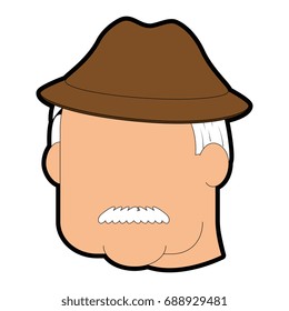 grandfather face icon