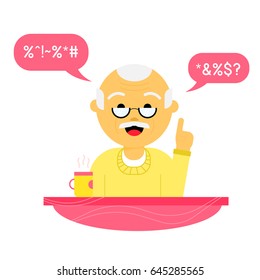 Grandfather give an advice