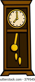 grandfather pendulum clock