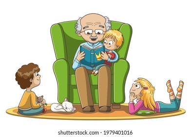 Grandfather Clipart Images Stock Photos Vectors Shutterstock