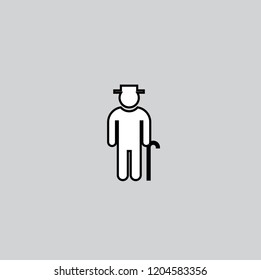 grandfather  vector icon