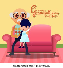 Grandfather's Day Illustration