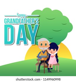 Grandfather's Day Illustration