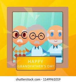 Grandfather's Day Illustration