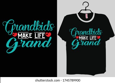 Grandkids Make Life Grand, New Grandmother, Grandma Gift , Grand mother, Grand Parent, cute grandma