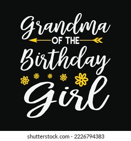 Grandma Of The Birthday Girl Princess