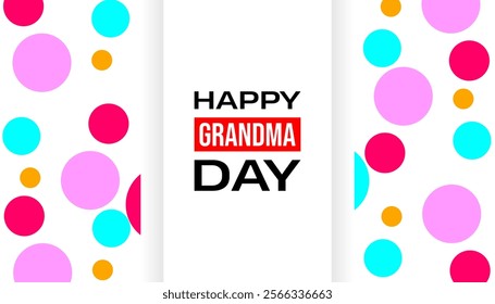 Grandma day, grandpa day holiday concept