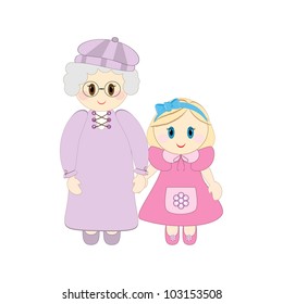 Grandma and Granddaughter