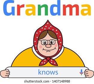 Grandma knows everything, grandma search engine