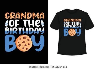 Grandma Milk and Cookies Theme Milk Cookies Birthday Party, Kids Birthday Party Milk and Cookies Theme Family Matching Outfits