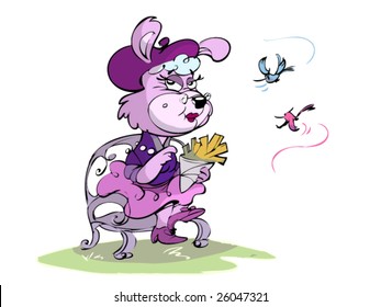 grandma rabbit