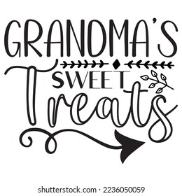 Grandma SVG Design Vector File.
