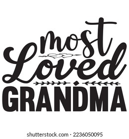 Grandma SVG Design Vector File.