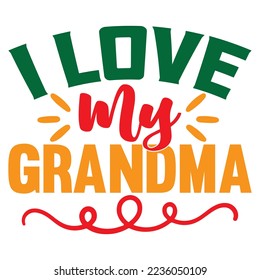 Grandma SVG Design Vector File.