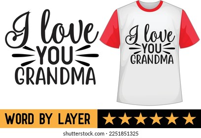 Grandma svg t shirt design