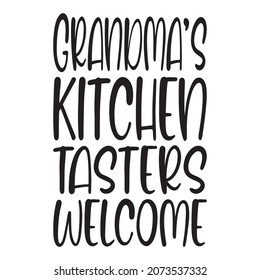 grandma's kitchen tasters welcome letter quote