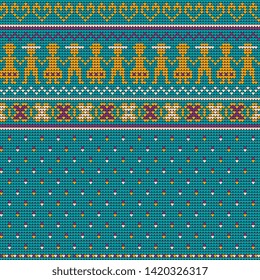 Grandmas knitting pattern for Christmas Ugly Sweater
