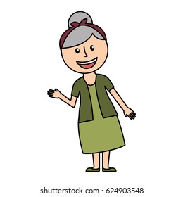 grandmother avatar character icon