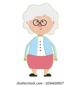 Grandmother cartoon design