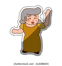 grandmother elder cartoon