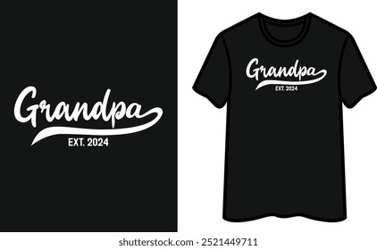 Grandpa 2024 T Shirt Design