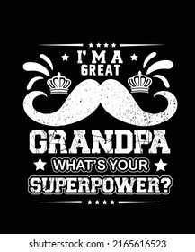 grandpa funny t shirt vector clipart