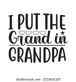 Grandpa SVG T Shirt Design