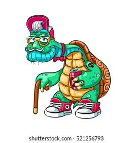 Grandpa Tortoise as before remain hipster